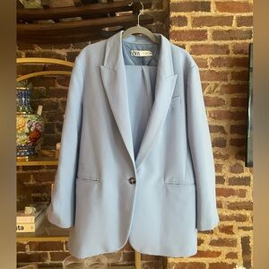 Blue Zara Blazer & Pants